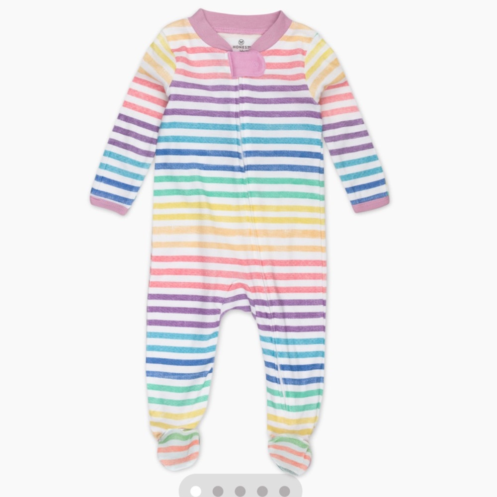 Honest baby clothing rainbow sleeper
